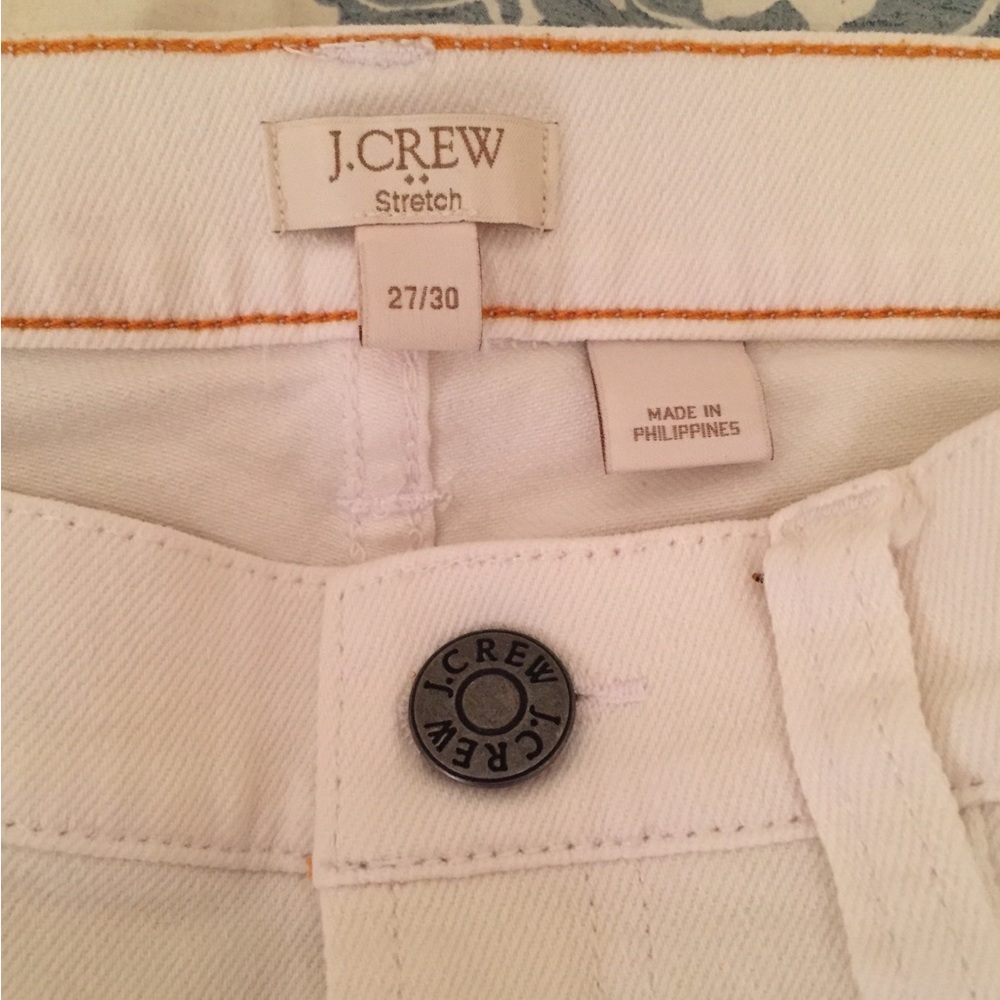 JCrew White Jeans